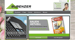 Desktop Screenshot of bubenzer-baustoffe.de